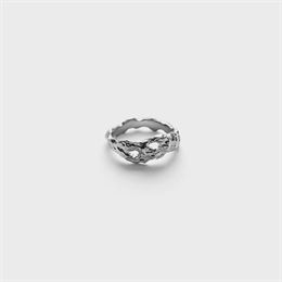 LEA HOYER TRUST RING SILVER